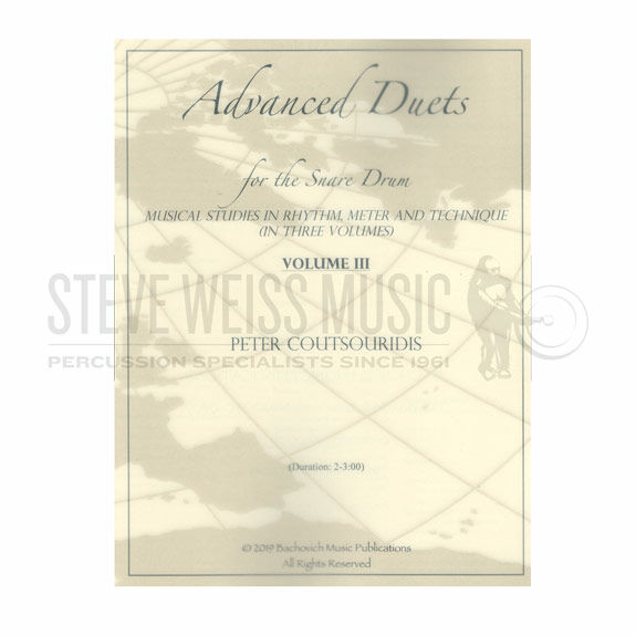 Coutsouridis-Advanced Duets for Snare Drum vol. III