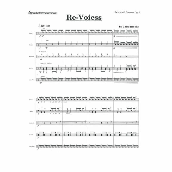 Crockarell/Brooks-Backpack O' Cadences (SP)-Drumline