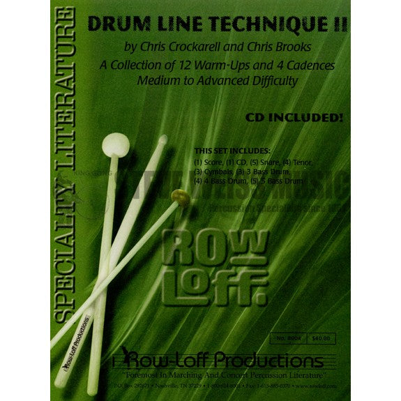 Crockarell/Brooks-Drum Line Technique 2 (w/CD)