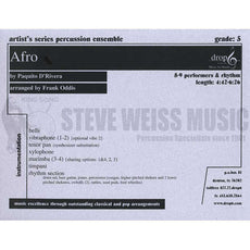 D'Rivera, Paquito-Afro arr. Oddis-B/V/C/3-4M/4T/DS/P/BG/PN-SP