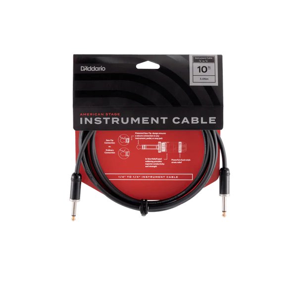 DAddario American Stage Instrument Cable Package Front