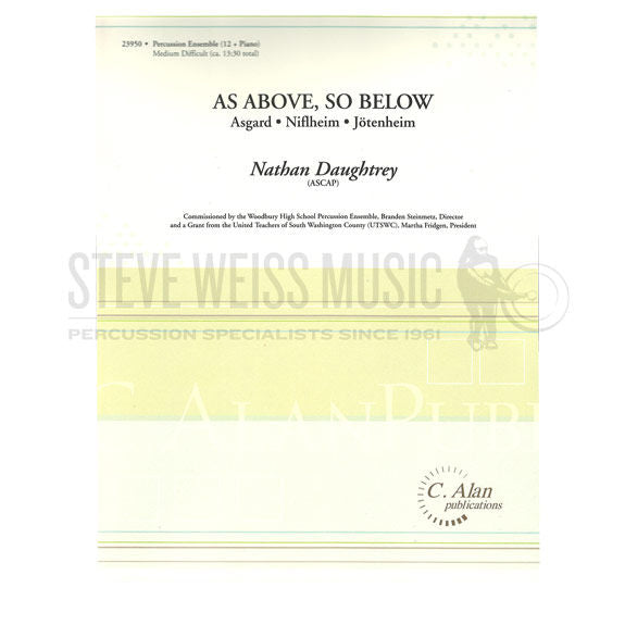 Daughtrey-As Above, So Below (SP)-B/2V/C/Cro./4M/4T/P/PN