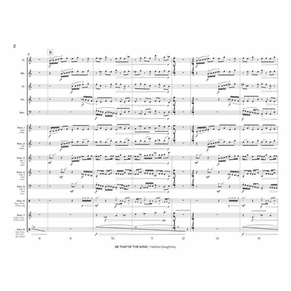 Daughtrey-Be That of the Wind (SP)-B/V/3M/P/FL/OB/CL/HN/BN
