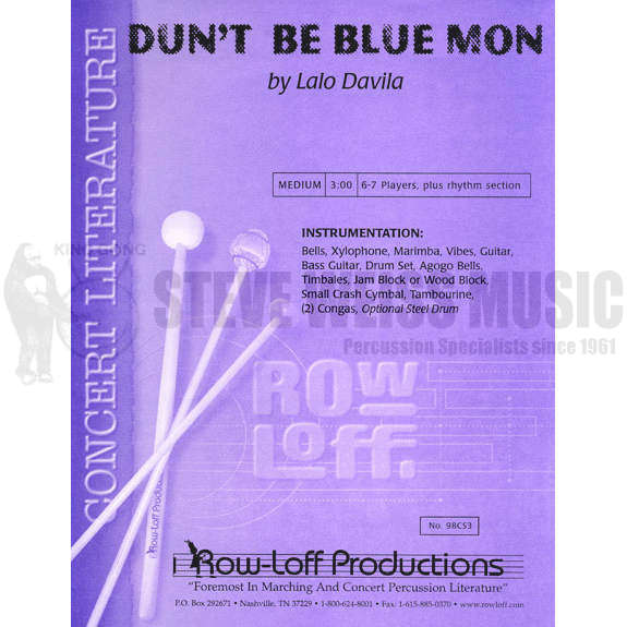 Davila-Dunt Be Blue Mon (SP)-B/V/X/M/P/GT/BGT