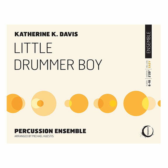 Davis-Little Drummer Boy arr. Huestis (SP)-B/V/X/M/4T/P