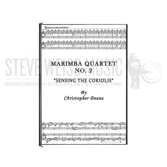 Deane-Marimba Quartet #2 Sensing the Coriolis (SP)-4M