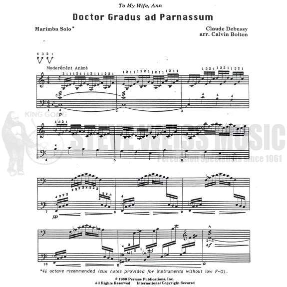 Debussy-Doctor Gradus ad Parnassum-Bolton