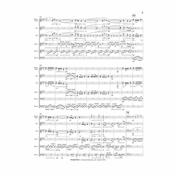 Debussy-Passepied arr. Frith (SP)-B/V/opt. Cro./X/2-3M