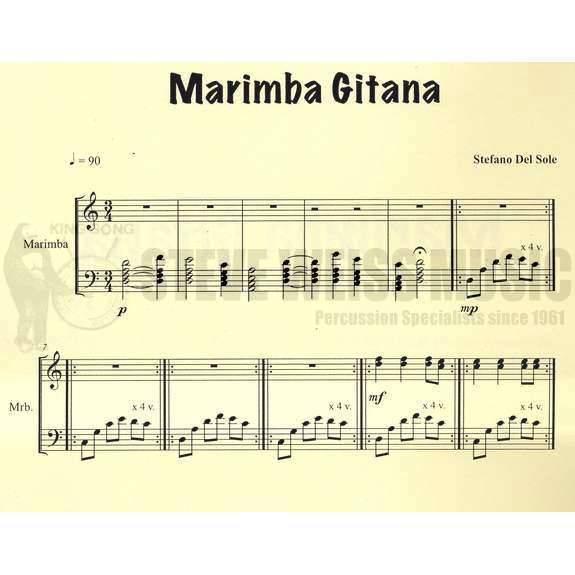 Del Sole-Marimba Gitana-M