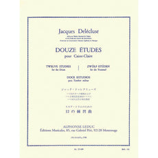 Delecluse-Twelve Studies for Snare Drum