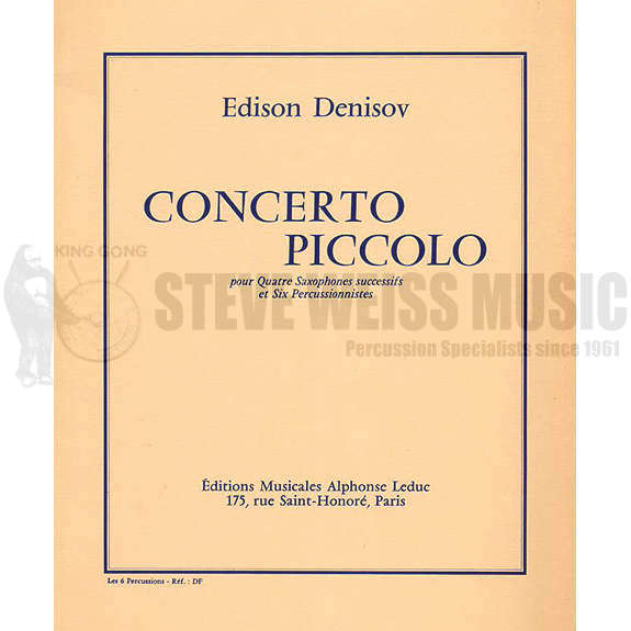 Denisov-Concerto Piccolo (perc. parts) OS