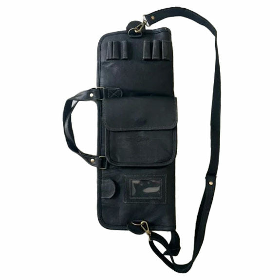 Destroy A Drum Leather Stick Bag - Black