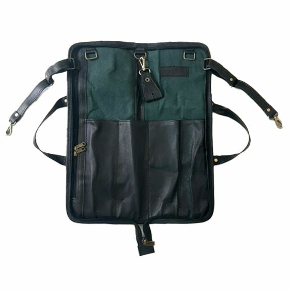 Destroy A Drum Leather Stick Bag - Black