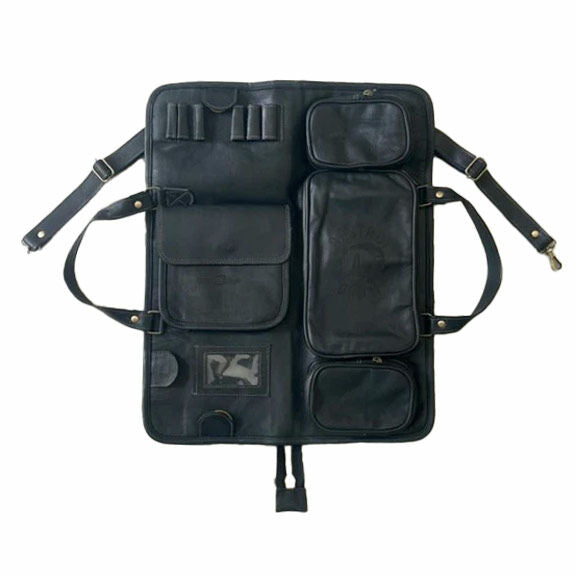 Destroy A Drum Leather Stick Bag - Black