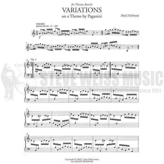 Dickinson-Variations on a Theme by Paganini M