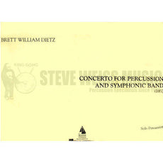Dietz-Concerto for Percussion and Symphonic Band (Solo part ONLY)-V/M/P/Wind ens. OS