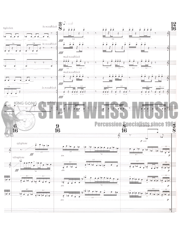 Dietz-Exit Wounds (SP)-B/V/C/X/2M/4T/alm./Tuned gongs/P OS