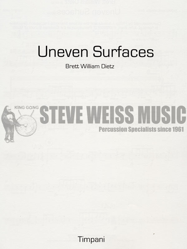 Dietz-Uneven Surfaces (SP)-5T/B/Cro/V/M/P OS
