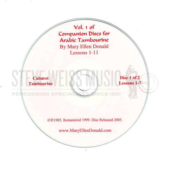 Donald-Companion Disc for Arabic Tambourine, volume 1 (2 CD's