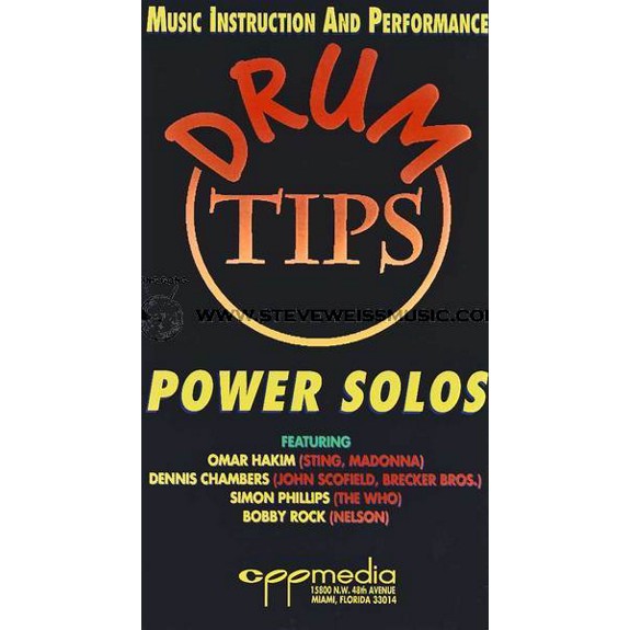 Drum Tips-Power Solos (VHS)