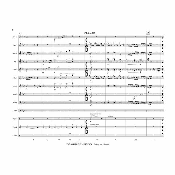 Dukas-Sorcerer's Apprentice, The arr. Primatic(SP) G/2X/2V/4M/T/3P