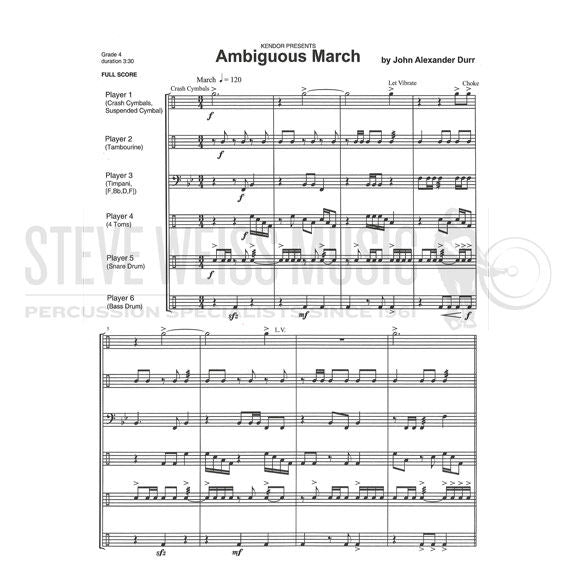 Durr-Ambiguous March (SP)-4T/P