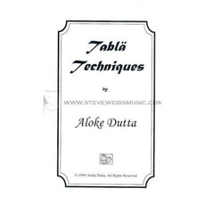 Dutta-Tabla Techniques (VHS)
