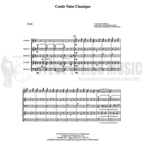 Dvorak-Castle Valse Classique Humoresque" arr. Kimura X/4M MARIMBA QUARTET VERSION"