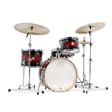 DW Frequent Flyer 4-Piece Shell Pack - Tobacco Burst - 20" Bass Drum