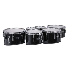 Dynasty Custom Elite Marching Tenors - 6/10/12/13/14 Black With Chrome Hardware MT-60234W-B