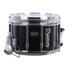 Dynasty Shorty Marching Snare 14x10 Chrome HW Black MS-S14W-B