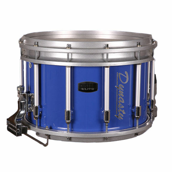 Dynasty Shorty Marching Snare 14x10 Chrome HW Blue