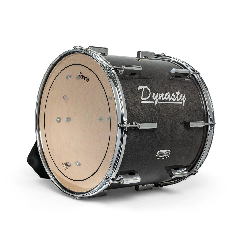 Dynasty Traditional Single Tenor Wrap Finish 15x14 - Black MTT-15/14W-B