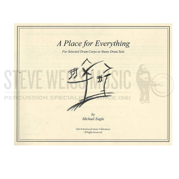 Eagle-Place for Everything, A (Scottish drum line versio) (SP)-SD/P
