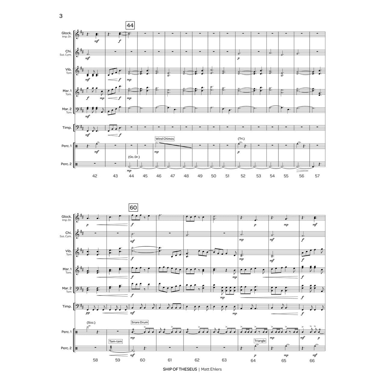 Ehlers-Ship of Theseus sample