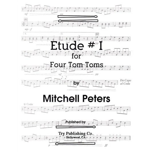 Etude # 1 For Four Tom-Toms by Mitchell Peters