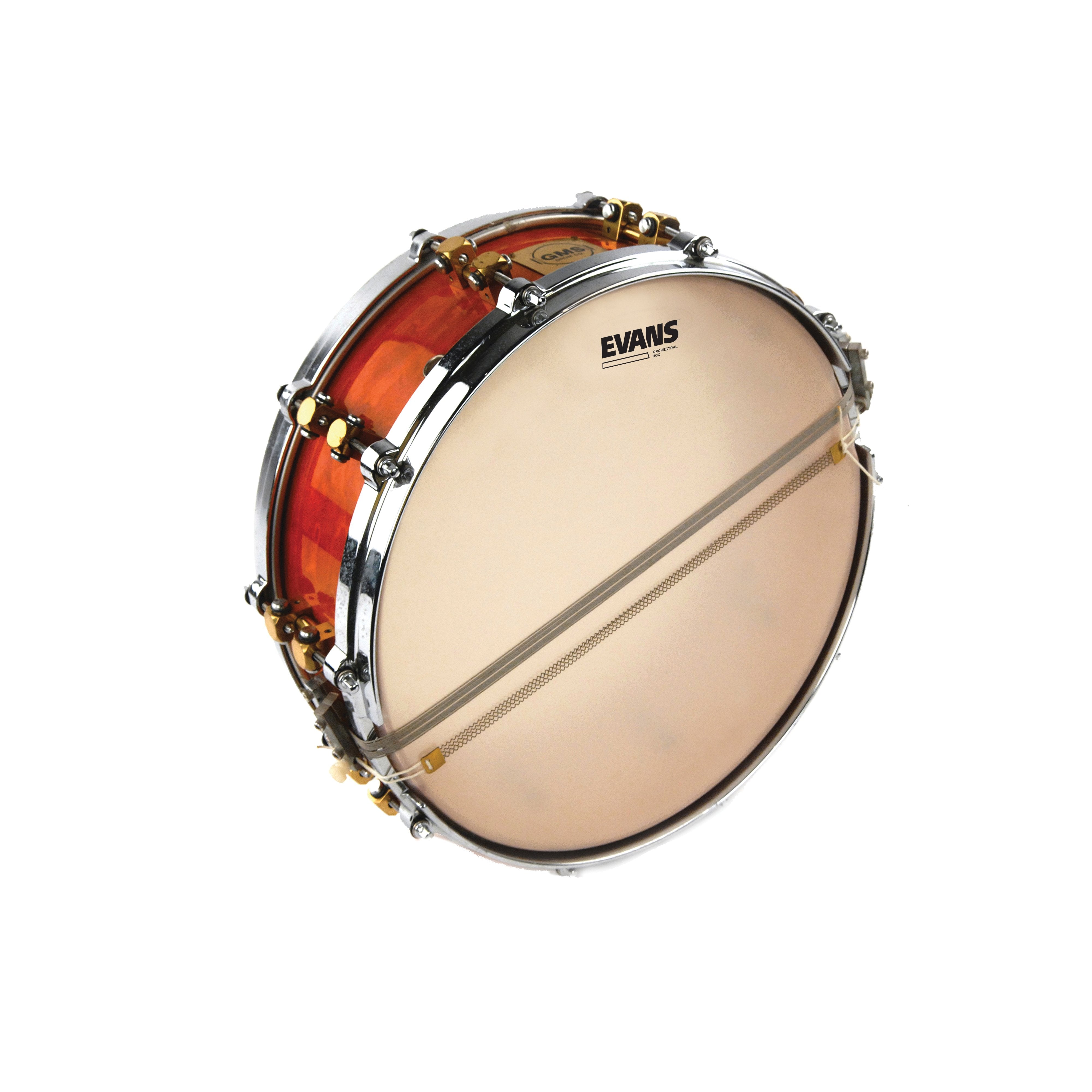 Evans 14" Orchestral 300 Snare Side Drum Head - Image 2
