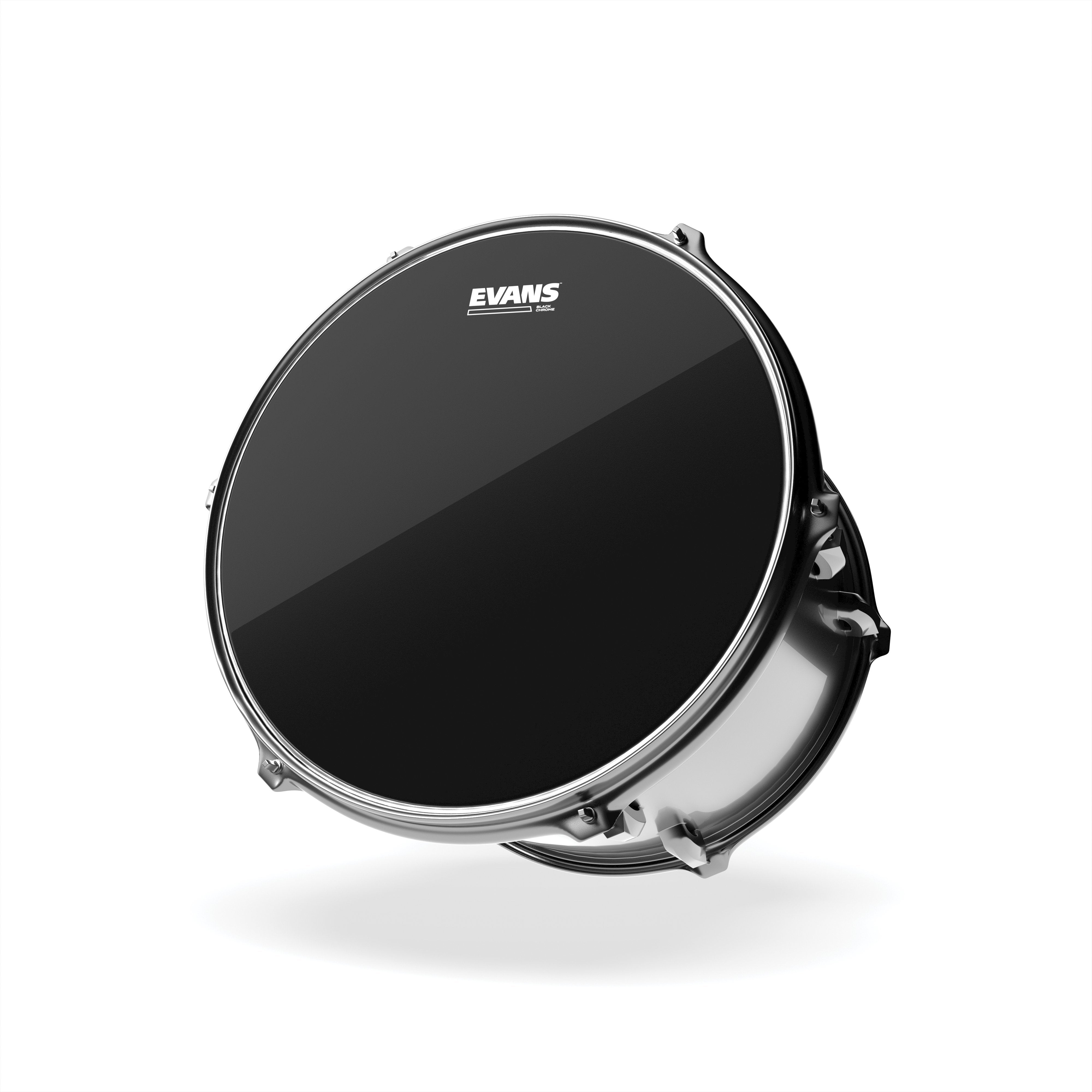 Evans Black Chrome Drumhead - 15" - Image 3