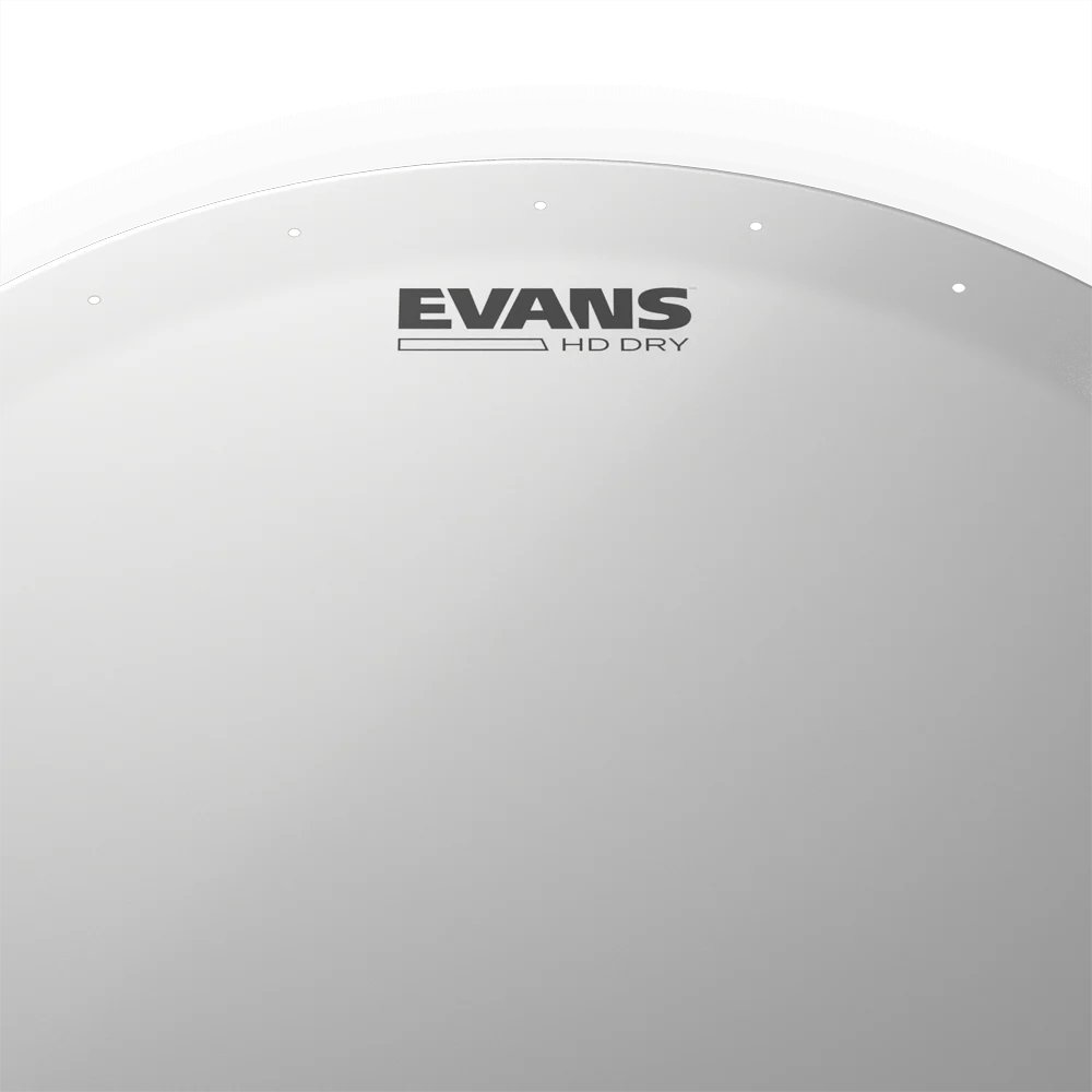 Evans Coated HD Dry Drumhead Detail