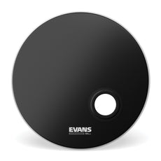 Evans EMAD Black Resonant Bass Drumhead - 24" - Image 1