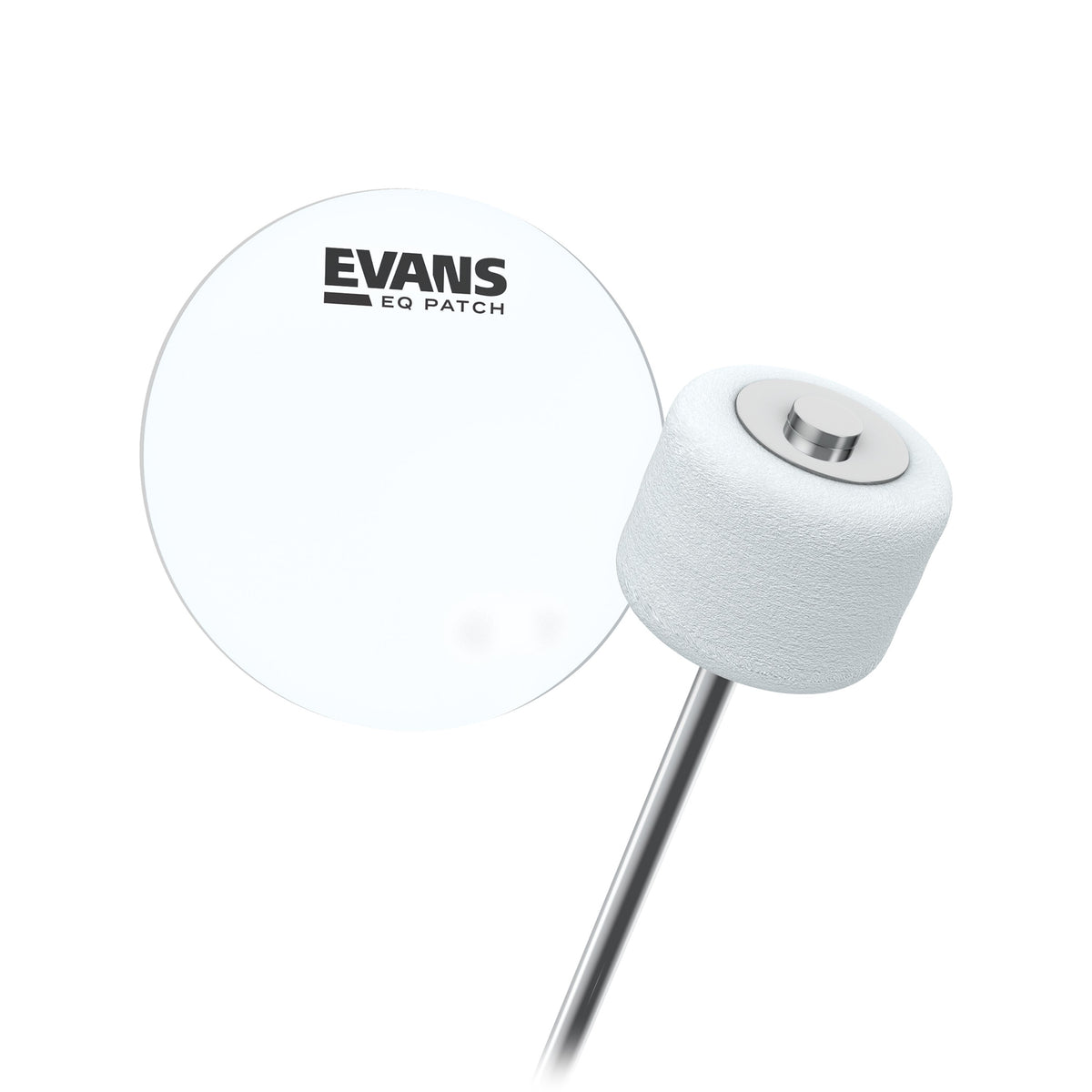 Evans EQ Bass Drum Patch - Plastic Single Pedal - Image 1