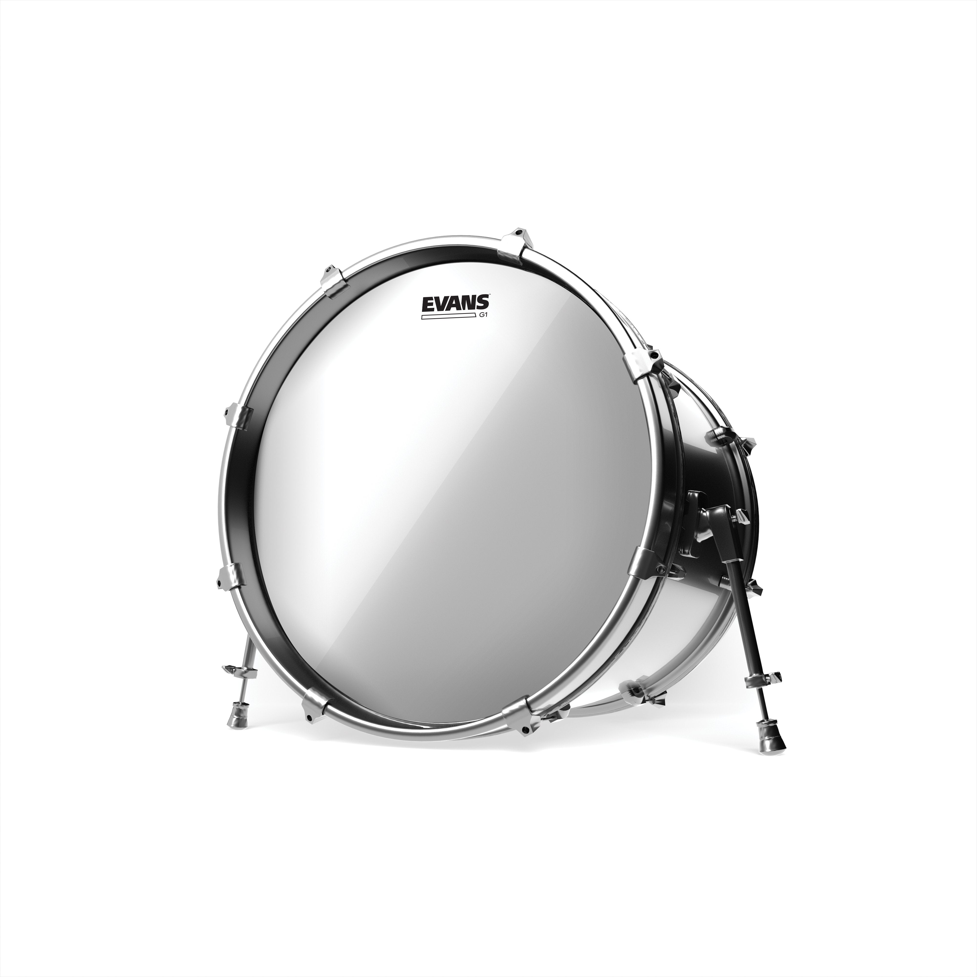 Evans G1 Clear Bass Drumhead - 20" - Image 4