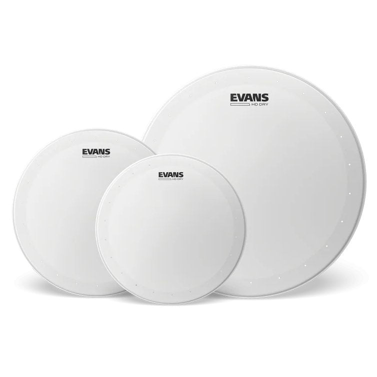 Evans HD Dry Drumhead Pack 10 12 16