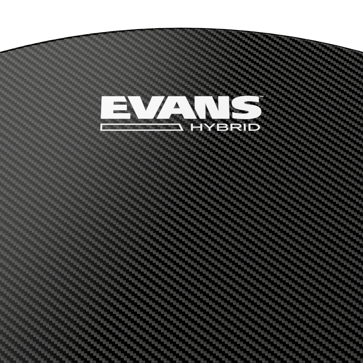Evans Hybrid Black Marching Snare Drumhead - 13" - Image 2