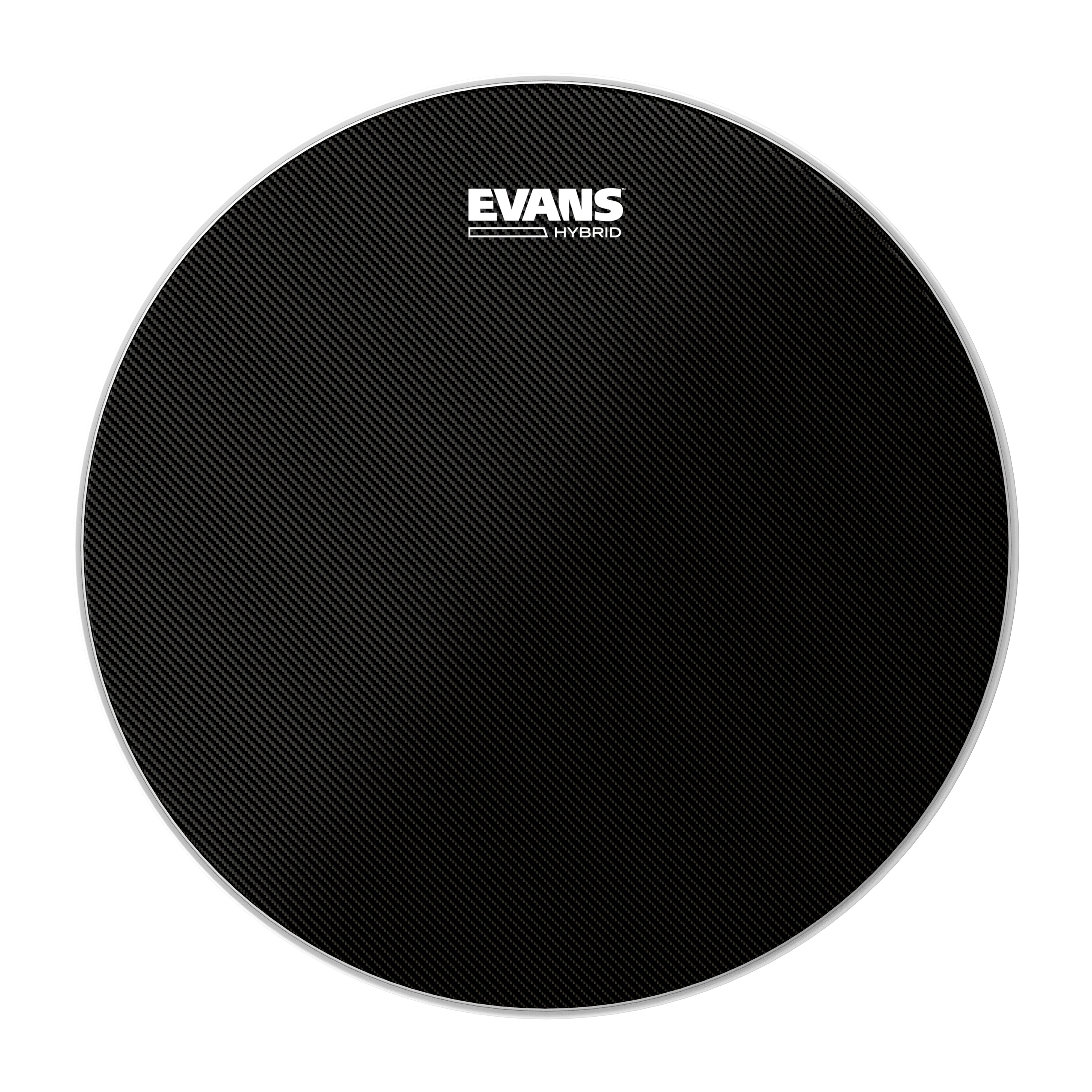 Evans Hybrid Black Marching Snare Drumhead - 13" - Image 1