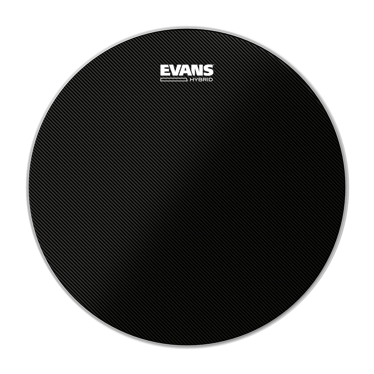 Evans Hybrid Black Marching Snare Drumhead - 13" - Image 1