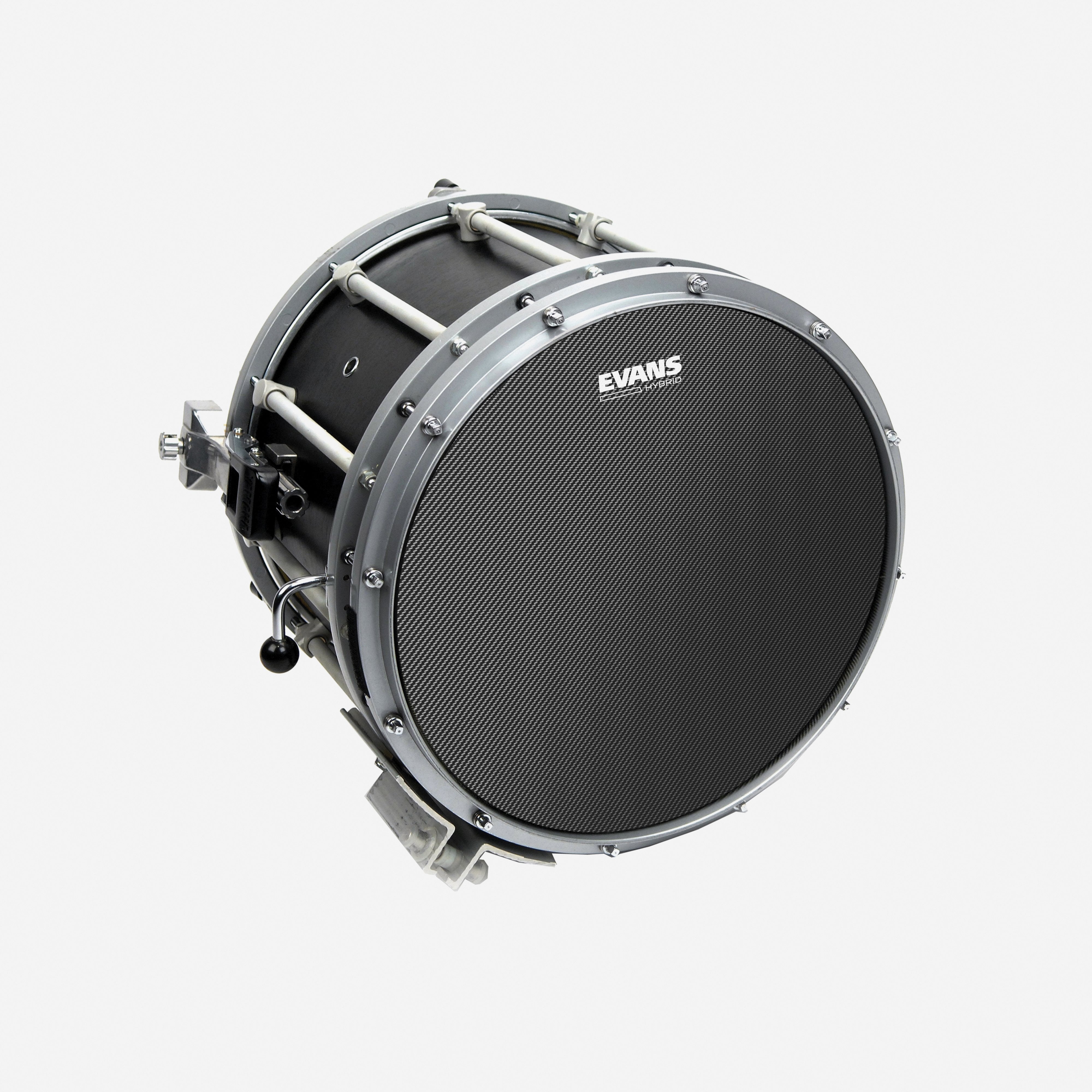 Evans Hybrid Grey Marching Snare Drumhead - 14" - Image 3