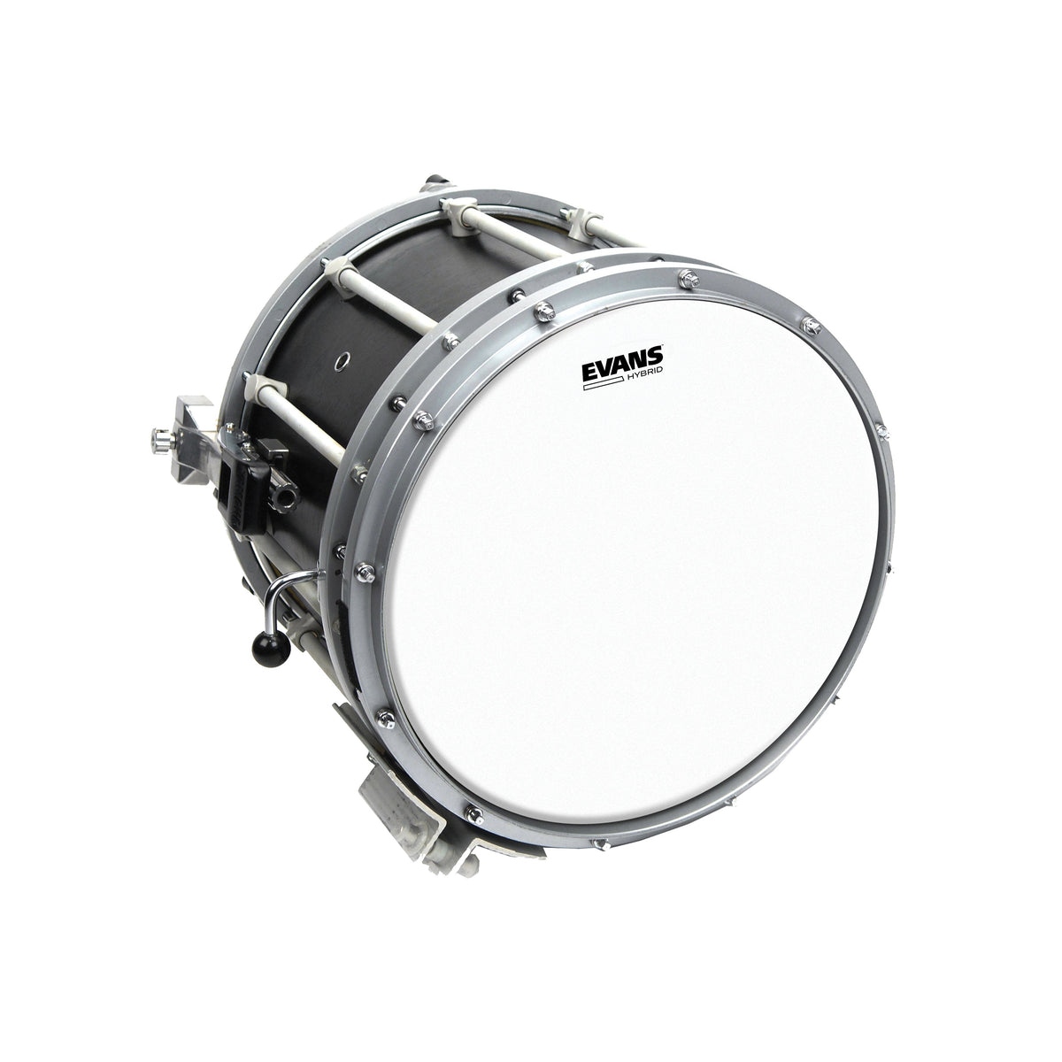 Evans Hybrid White Marching Snare Drumhead - 13" - Image 3