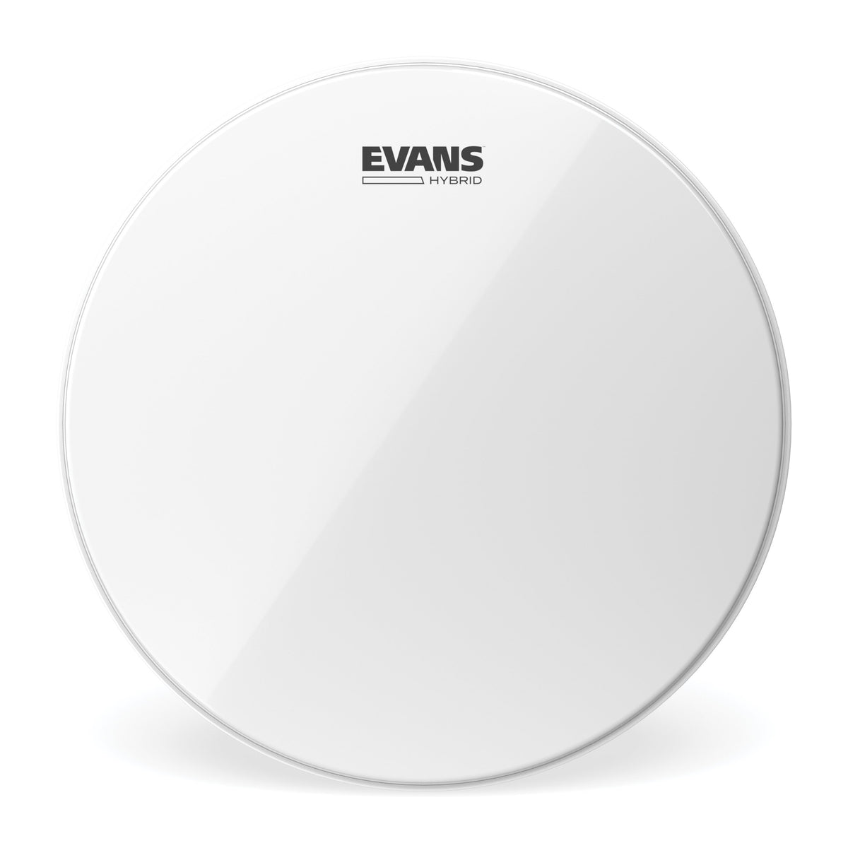 Evans Hybrid White Marching Snare Drumhead - 13" - Image 1