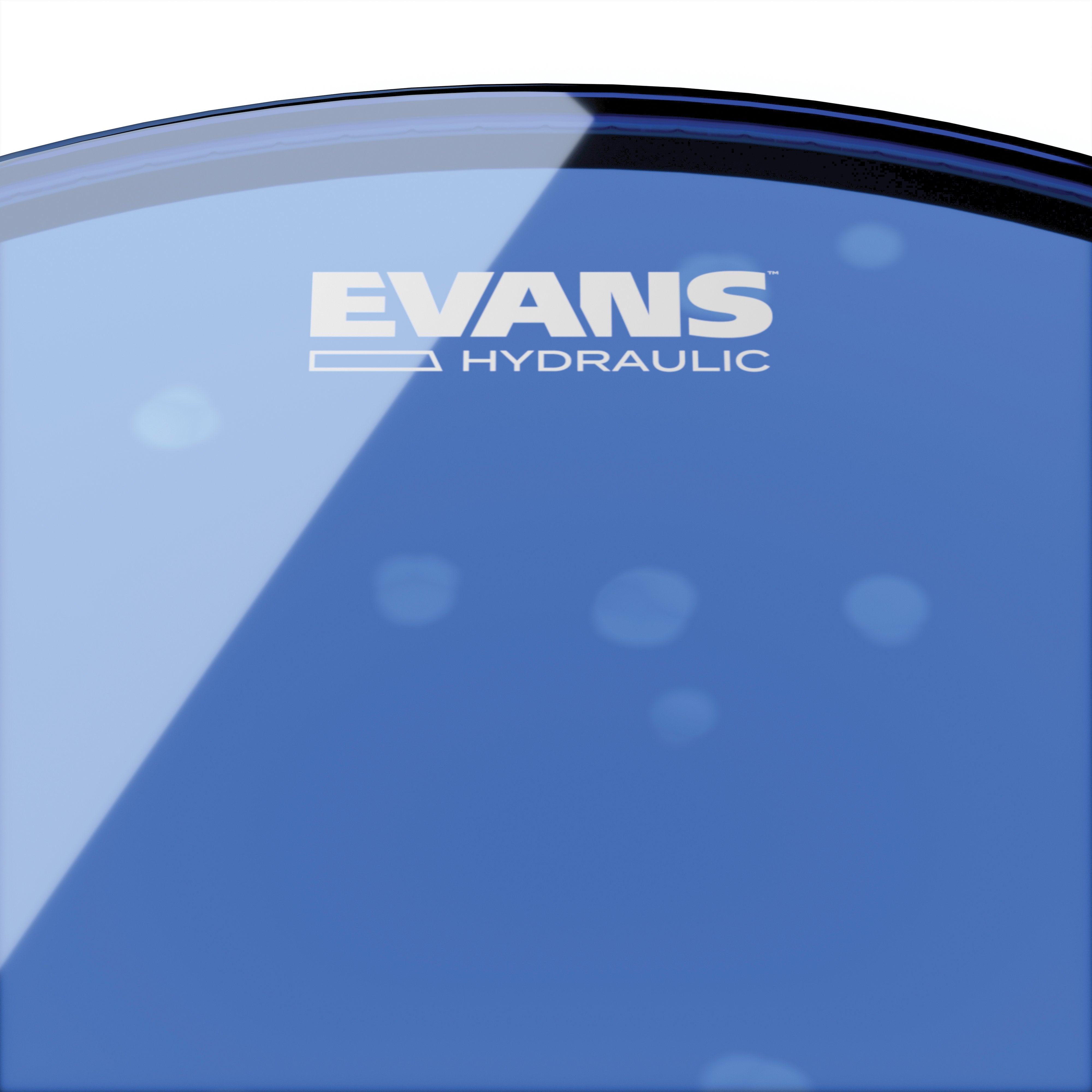 Evans Hydraulic Blue Bass Drumhead - 22" - Image 2